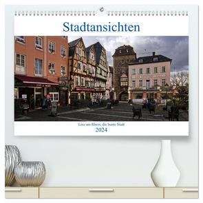 Stadtansichten, Linz am Rhein die bunte Stadt (hochwertiger Premium Wandkalender 2024 DIN A2 quer), Kunstdruck in Hochglanz von Thiemann / DT-Fotografie,  Detlef