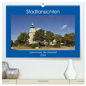 Stadtansichten Lüdenscheid, die Oberstadt (hochwertiger Premium Wandkalender 2024 DIN A2 quer), Kunstdruck in Hochglanz von Thiemann,  Detlef