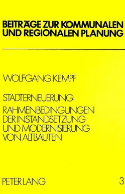 Stadterneuerung von Kempf,  Wolfgang