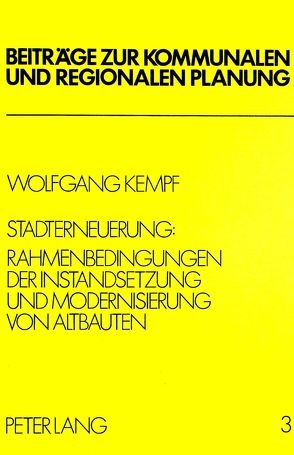 Stadterneuerung von Kempf,  Wolfgang