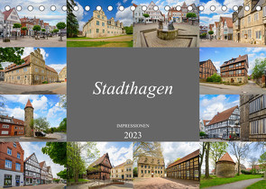 Stadthagen Impressionen (Tischkalender 2023 DIN A5 quer) von Meutzner,  Dirk