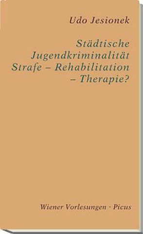 Städtische Jugendkriminalität – Strafe – Rehabilitation – Therapie? von Jesionek,  Udo