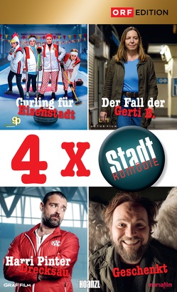 Stadtkomödien-Set 2: Curling für Eisenstadt/Der Fall der Gerti B./Harri Pinter Drecksau/Geschenkt von Bigler,  Sascha, Prochaska,  Daniel, Schmied,  Andreas