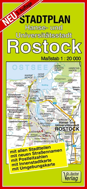 Stadtplan Hanse- und Universitätsstadt Rostock