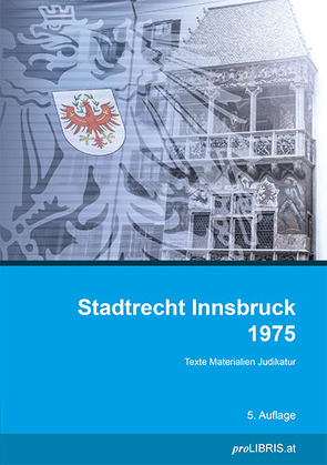 Stadtrecht Innsbruck 1975 von proLIBRIS VerlagsgesmbH