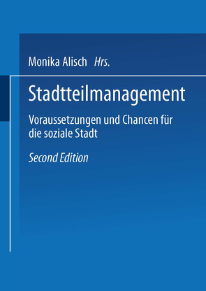 Stadtteilmanagement von Alisch,  Monika