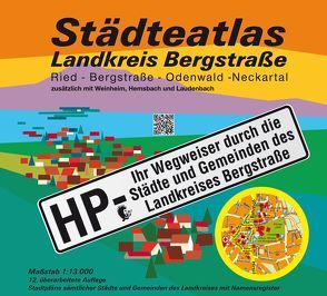 Städteatlas Landkreis Bergstraße von Messer,  Michael