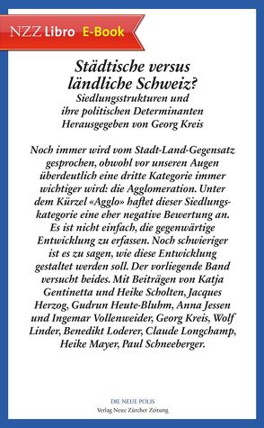 Städtische versus ländliche Schweiz? von Kreis,  Georg