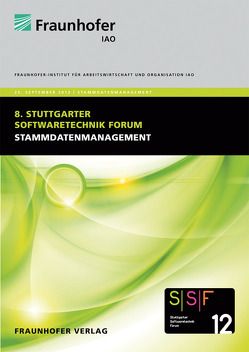 Stammdatenmanagement. von Kokemüller,  Jochen, Spath,  Dieter, Weisbecker,  Anette