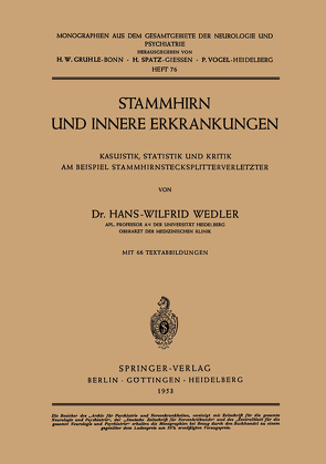 Stammhirn und Innere Erkrankungen von Wedler,  Hans-Wilfrid