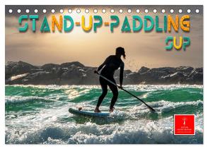 Stand-Up-Paddling SUP (Tischkalender 2024 DIN A5 quer), CALVENDO Monatskalender von Roder,  Peter