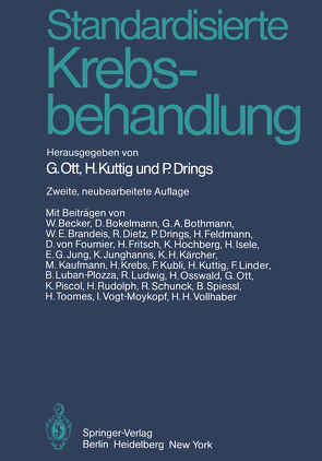 Standardisierte Krebsbehandlung von Drings,  P., Kuttig,  H., Ott,  G.