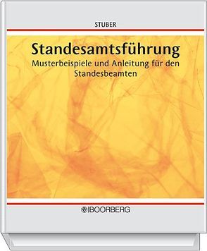 Standesamtsführung von Stuber,  Gerhard