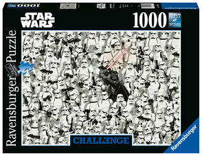 Ravensburger Puzzle 1000 Teile, Challenge Star Wars – Darth Vader und seine Klonkrieger als herausforderndes Puzzle für Erwachsene und Kinder ab 14 Jahren