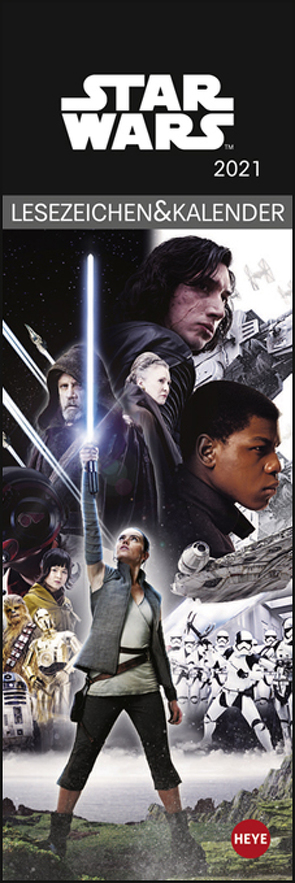 Star Wars Lesezeichen & Kalender Kalender 2021 von Heye