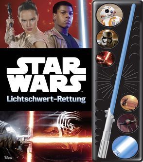 Star Wars Lichtschwert-Rettung – Soundbuch, Pappbilderbuch mit 7 Geräuschen