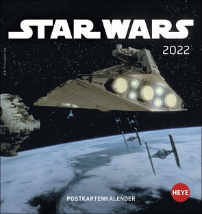 Star Wars Postkartenkalender 2022 von Heye