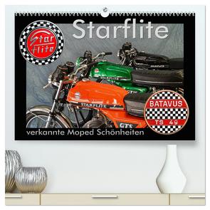 Starflite verkannte Moped Schönheiten (hochwertiger Premium Wandkalender 2024 DIN A2 quer), Kunstdruck in Hochglanz von Laue,  Ingo