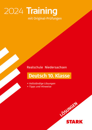 STARK Lösungen zu Original-Prüfungen und Training Abschlussprüfung Realschule 2024 – Deutsch – Niedersachsen