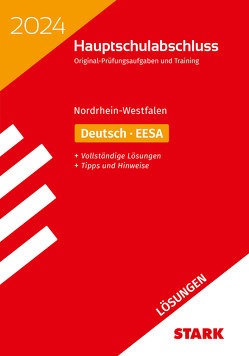 STARK Lösungen zu Original-Prüfungen und Training – Hauptschulabschluss 2024 – Deutsch – NRW