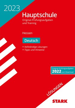 STARK Lösungen zu Original-Prüfungen und Training Hauptschule 2023 – Deutsch – Hessen