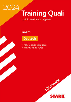 STARK Lösungen zu Training Abschlussprüfung Quali Mittelschule 2024 – Deutsch 9. Klasse – Bayern