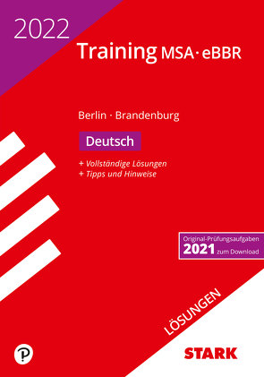 STARK Lösungen zu Training MSA/eBBR 2022 – Deutsch – Berlin/Brandenburg