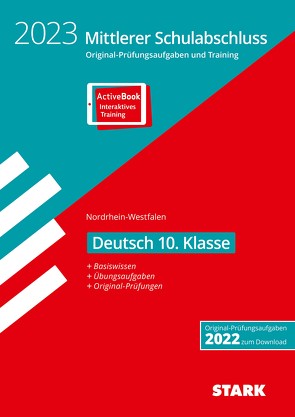 STARK Original-Prüfungen und Training – Mittlerer Schulabschluss 2023 – Deutsch – NRW