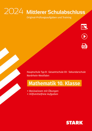 STARK Original-Prüfungen und Training – Mittlerer Schulabschluss 2024 – Mathematik – Hauptschule Typ B/