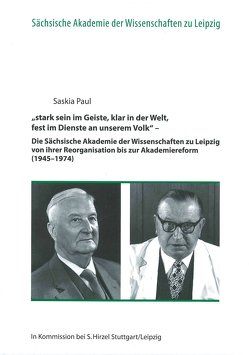 „stark sein im Geiste, klar in der Welt, fest im Dienste an unserem Volk“ von Paul,  Saskia