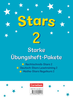 STARS – starke Übungshefte – Übungsheftpakete Deutsch und Mathematik – 2. Schuljahr