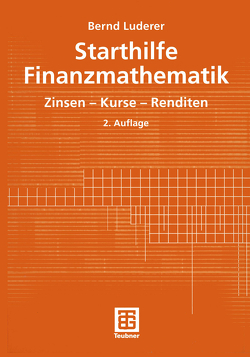 Starthilfe Finanzmathematik von Luderer,  Bernd