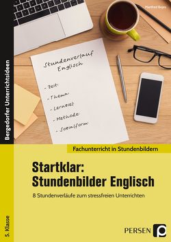 Startklar: Stundenbilder Englisch 5. Klasse von Bojes,  Manfred