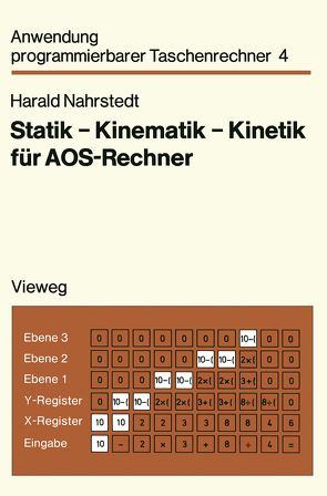 Statik — Kinematik — Kinetik für AOS-Rechner von Nahrstedt,  Harald