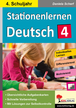 Stationenlernen Deutsch / Klasse 4 von Scherf,  Daniela