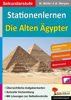 Stationenlernen Die alten Ägypter von Mergen,  Barbara, Mueller,  Michael