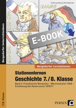 Stationenlernen Geschichte 7./8. Klasse – Band 2 von Kingerske,  Dirk, Lauenburg,  Frank