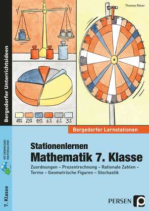 Stationenlernen Mathematik 7. Klasse von Roeser,  Thomas