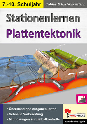 Stationenlernen Plattentektonik von Vonderlehr,  Nik, Vonderlehr,  Tobias