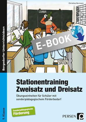 Stationentraining Zweisatz und Dreisatz von Hermann,  Christine