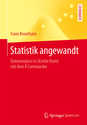 Statistik angewandt von Kronthaler,  Franz