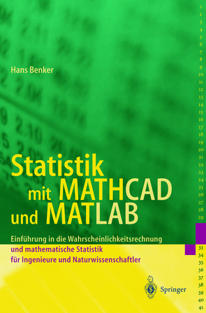 Statistik mit MATHCAD und MATLAB von Benker,  Hans