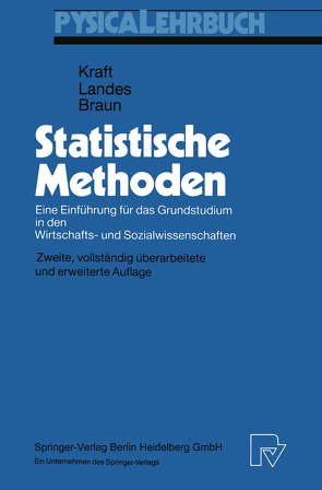 Statistische Methoden von Braun,  Klaus, Kraft,  Manfred, Landes,  Thomas