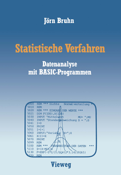 Statistische Verfahren von Bruhn,  Jörn