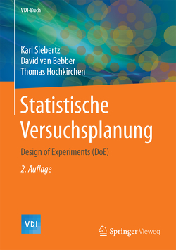 Statistische Versuchsplanung von Hochkirchen,  Thomas, Siebertz,  Karl, van Bebber,  David