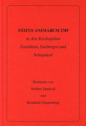 Status animarum 1749 in den Kirchspielen Emsbüren, Salzbergen und Schepsdorf