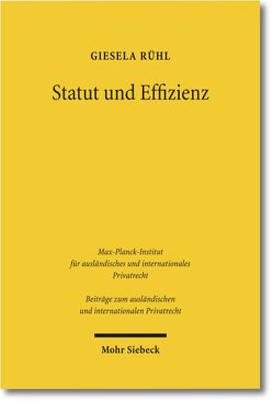 Statut und Effizienz von Rühl,  Giesela