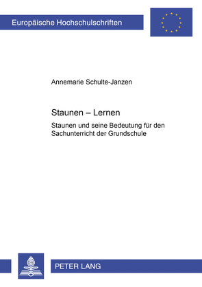 Staunen – Lernen von Schulte-Janzen,  Annemarie