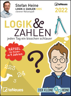 Stefan Heine Logik & Zahlen 2022 – Tagesabreißkalender – 11,8×15,9 – Logikkalender – Rätselkalender – Knobelkalender von Heine,  Stefan