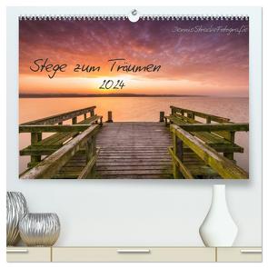 Stege zum Träumen (hochwertiger Premium Wandkalender 2024 DIN A2 quer), Kunstdruck in Hochglanz von DennisStrackeFotografie,  DennisStrackeFotografie